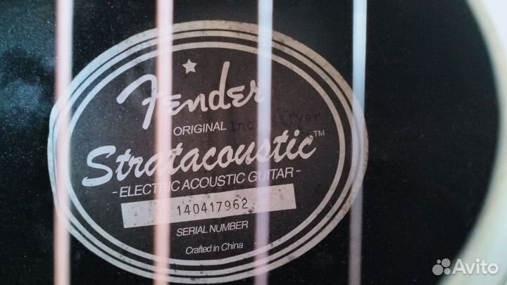 Fender stratacoustic
