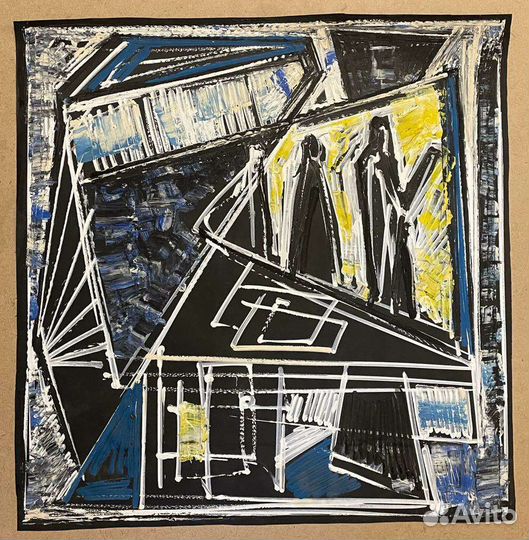 Картина, абстракция, Юрий Кафенгауз