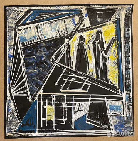 Картина, абстракция, Юрий Кафенгауз