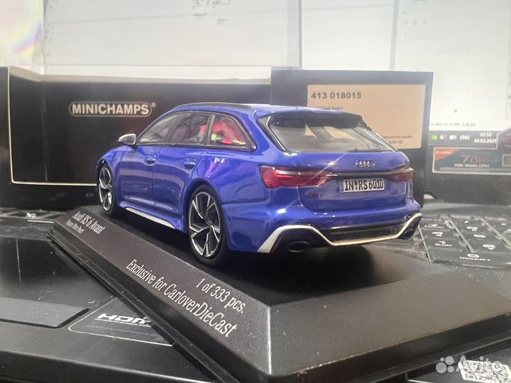1/43 Minichamps Audi RS6 Avant C8 1of333