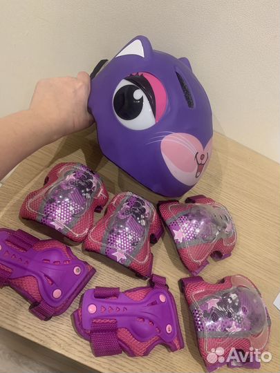 Шлем детский 48-54см, защита размер S