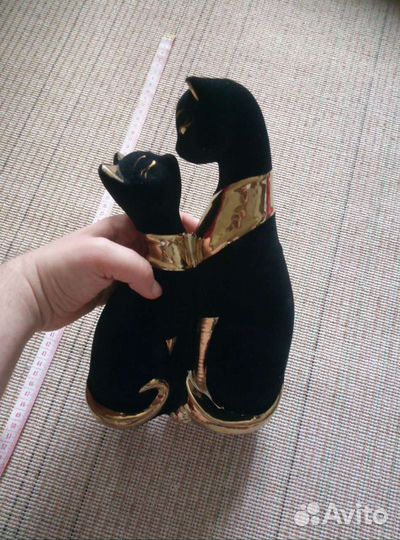 Копилка кошка. Статуэтка кошки. Копилка кот