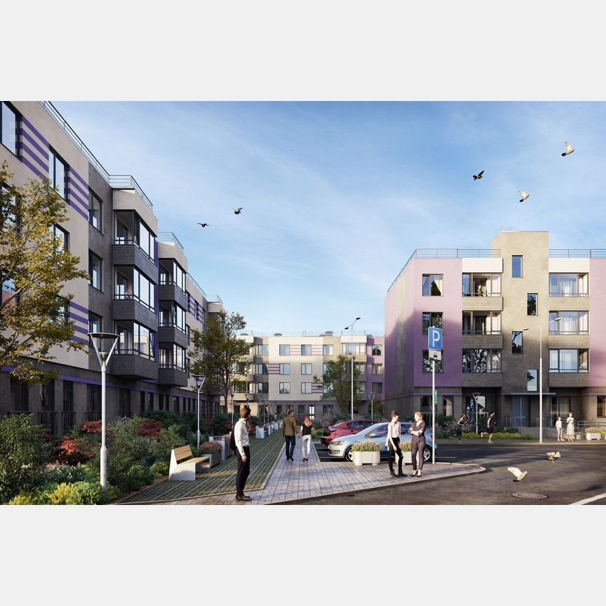 1-к. квартира, 23,4 м², 4/4 эт.