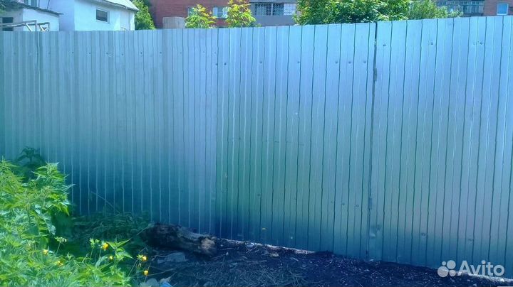 Забор из профнастила