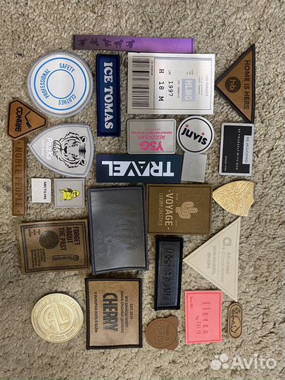 Набор нашивок на одежду