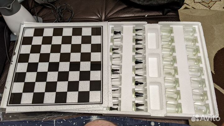 Набор шахматы со стопками