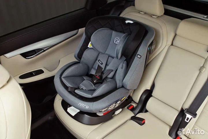 Новое автокресло с 0+ до 12 лет, с поворотом 360