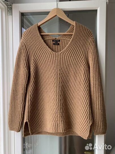 Свитер 100% шерсть Massimo Dutti беж XS