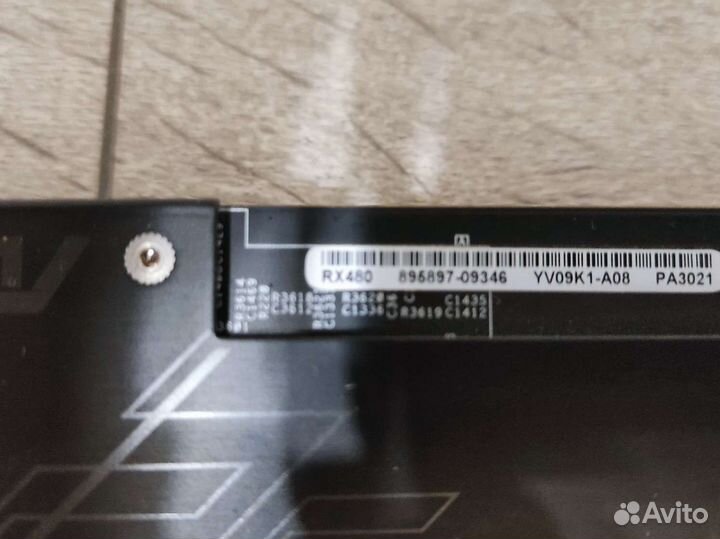 Видеокарта RX480 8Gb asus