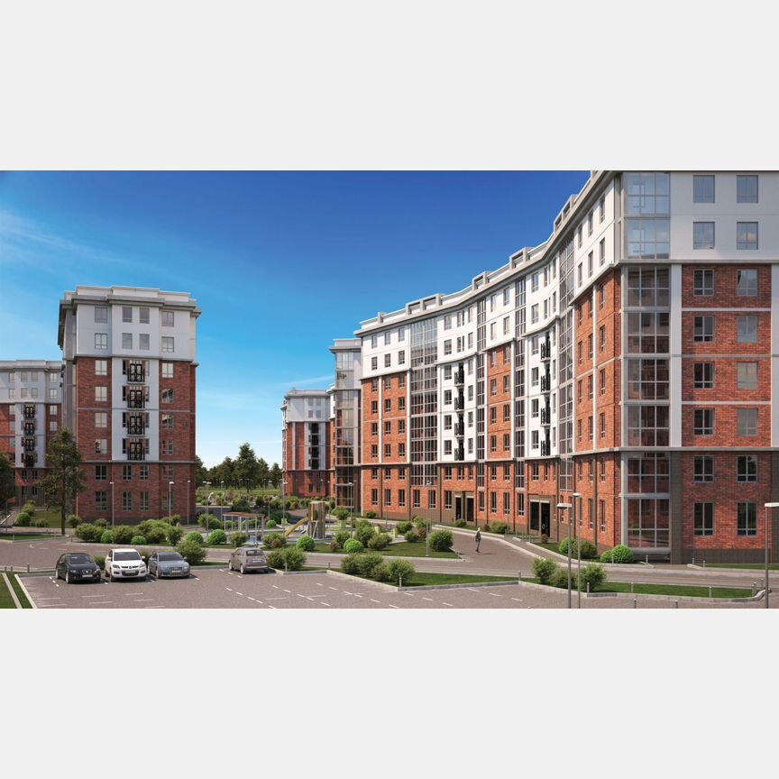 2-к. квартира, 66,3 м², 1/8 эт.
