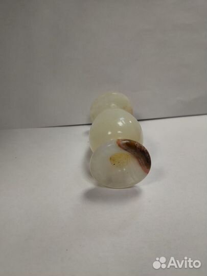 Подсвечник малый из камня оникс