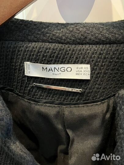 Mango пиджак твидовый жакет