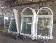 Фигурное пластиковое окно