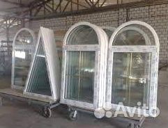 Фигурное пластиковое окно