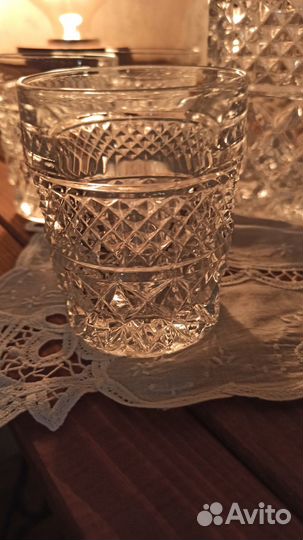 Bohemia чешский хрусталь СССР. Набор для виски