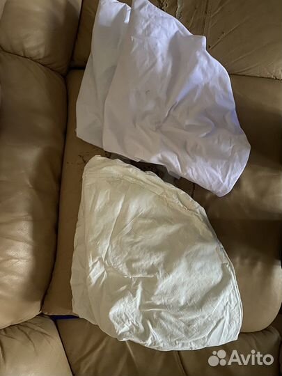 Новые Простыни на резинке в круглую кроватку