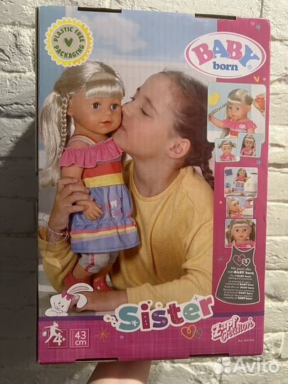 Baby born сестричка новая оригинал