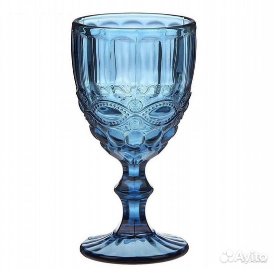 Бокалы стекло синий