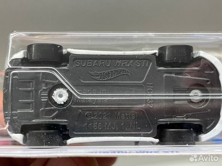 Hot Wheels Subaru Wrx Sti (Белый)