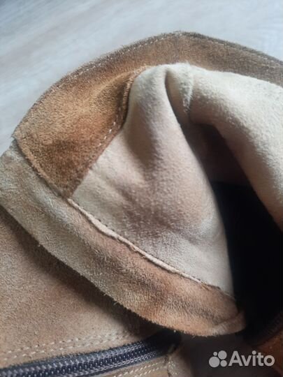 Полусапожки натуральная замша