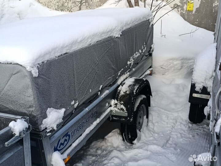 Легковой прицеп 2,5 метра. Борт 35 см. Самосвал