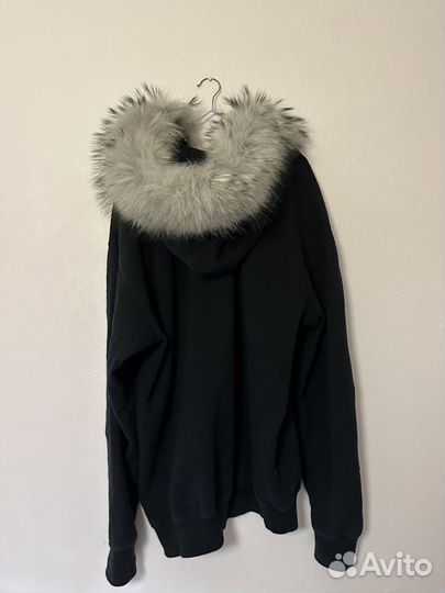 Архив зип худи с мехом (fur zip-hoodie)