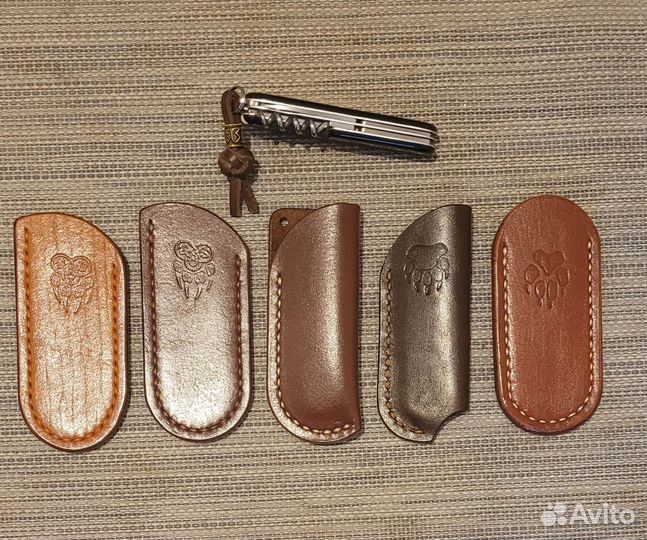 Кожаный чехол для ножа 2-х рядного Victorinox