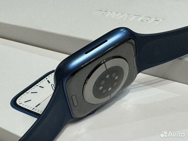Часы Apple watch 7 45 mm Blue