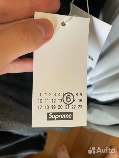 Худи supreme maison margiela mm6