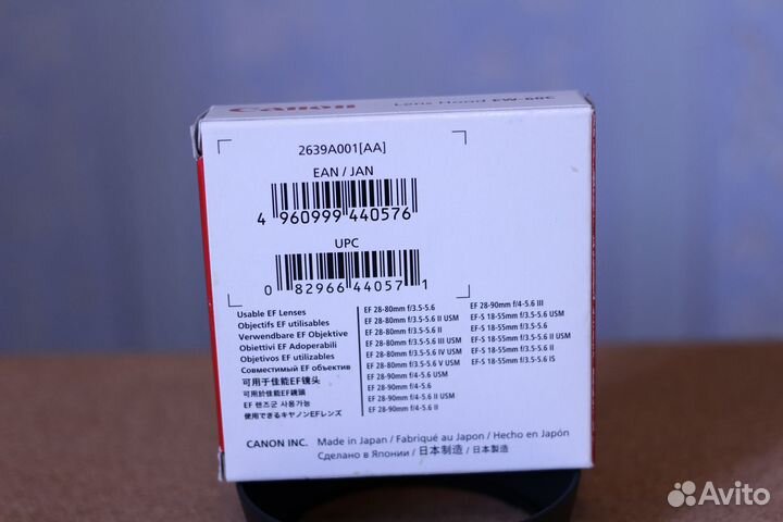 Абсолютно новая оригинальная бленда Canon EW-60C