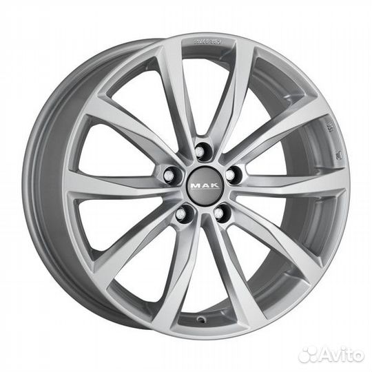 MAK Wolf 19X7J 5X112 ET43 DIA57.1 Silver