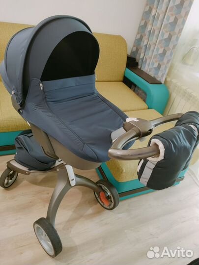 Коляска stokke xplory 2 в 1 б/у