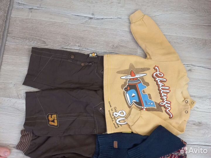 Вещи пакетом на мальчика 80 р