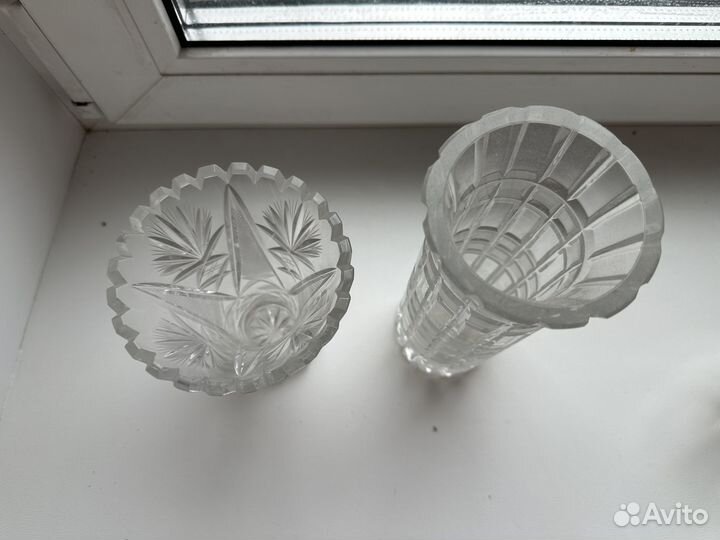 Ваза хрустальная СССР ассортимент