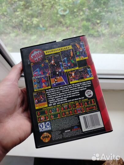 Картридж Sega оригинал NBA JAM