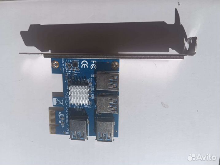Разветвитель для майнинга PCI-e to 4 USB
