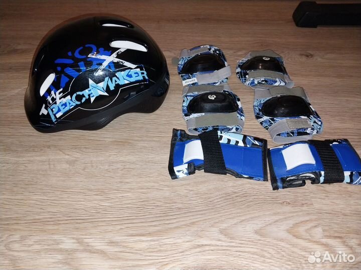 Ролики детские и защита раздвижные р.26-29