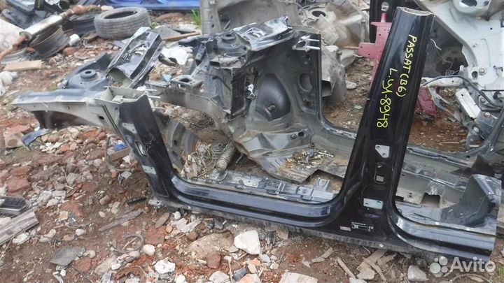 Порог со стойкой левый Volkswagen Passat (B6) 200