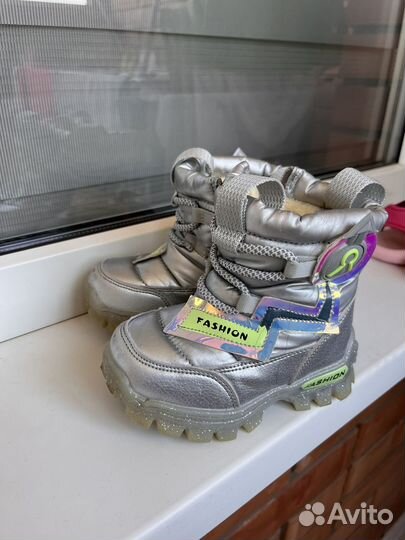 Ботинки зимние для девочки 24