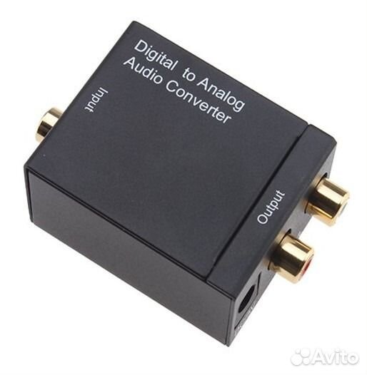 Конвертер переходник TosLink / spdif на 2 RCA