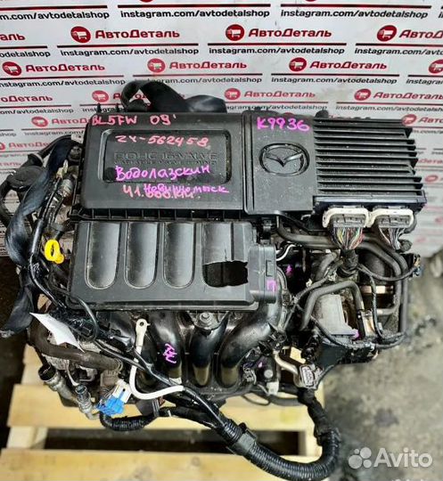 Двигатель контрактный ZY-VE Mazda 1.5