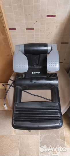 Игровой руль с педалями для пк Saitek