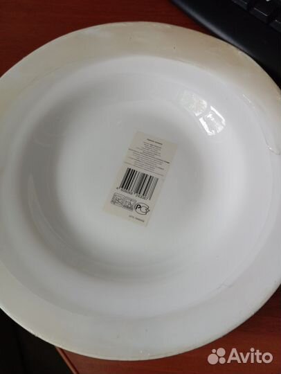 Чашка с блюдцем, тарелки