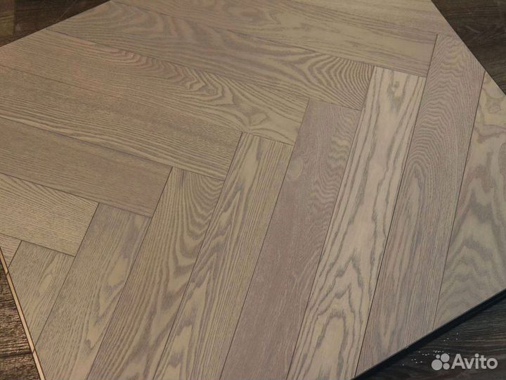 Клеевая инженерная доска английская елочка