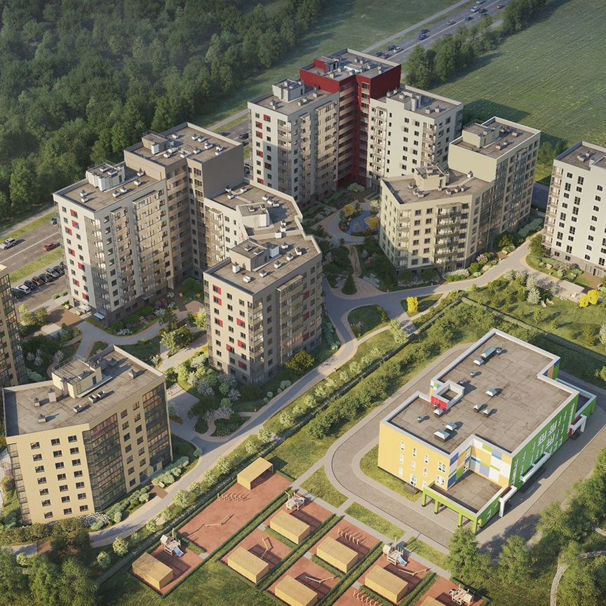 2-к. квартира, 56,2 м², 6/9 эт.