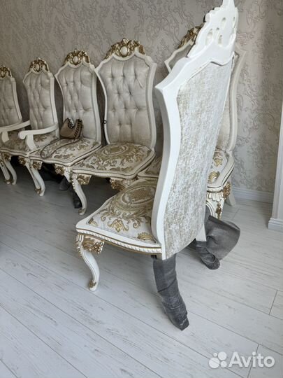 Стулья кухонные деревянные белые