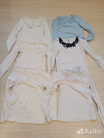 Школьные блузки для девочки 128 134