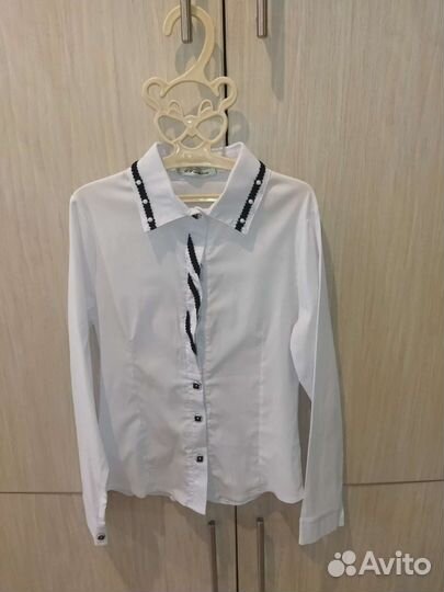 Блузка белая для девочек