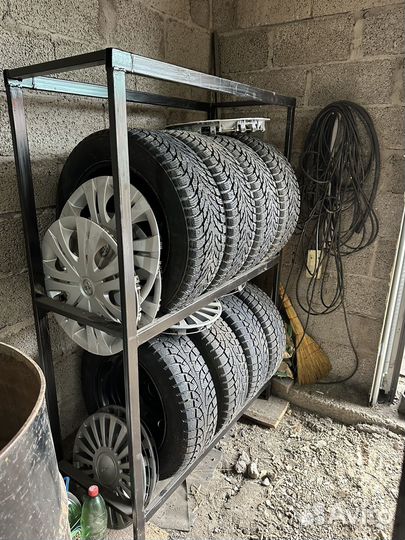 Стеллажи для хранения колёс,шин