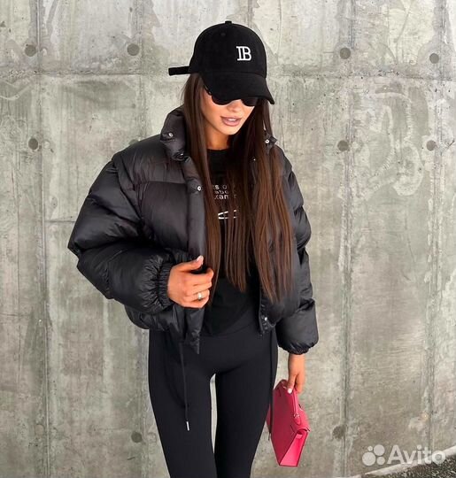 Пуховик трансформер укороченный